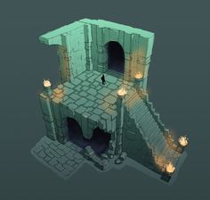 ArtStation - Dungeon concept snippet Game Dungeon Concept Art, Castle Dungeon Art, Dungeon Art Concept, Dungeon Concept Art Environment, Fantasy Dungeon Concept Art, Fantasy Dungeon Art, Dungeon Reference, Dungeon Diorama