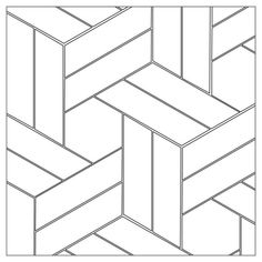 a black and white line drawing of an abstract geometric design with lines in the middle