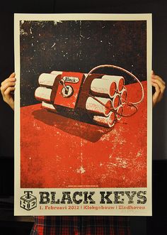 an advertisement for the black keys concert