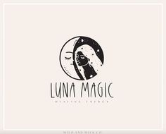 the logo for lunaa magic, an online store that sells products to people in space