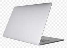 an open laptop computer sitting on top of a white surface with no background, hd png