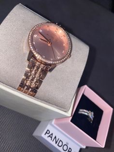 Real Gold Watches Women Indian, Rolex Watches Women Aesthetic, Girly Watches, Maria Tash Earrings, Cute Watches