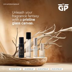 Transform inspiration into essence with our empty perfume bottles. Let your imagination run wild as you concoct the perfect blend that reflects your unique personality.  #GlobalPackagingFze #BottleMasters #ElegantBottles #BrandBottles #CraftedPerfection #PremiumPackaging #BespokeBottles #BrandIdentity #LuxuryPackaging #BottleDesigns #CustomizedBottles Catalog Layout, Beauty Cosmetics Design, Cosmetic Photography, Jazz Night, Cosmetics Design, Product Ads, Empty Perfume Bottles