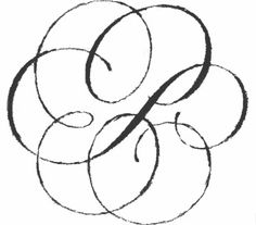 the letter g is made up of circles and swirls, vintage line drawing or engraving