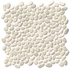 white pebbles are arranged in the shape of a square