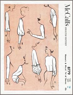 an old fashion pattern for women's clothing