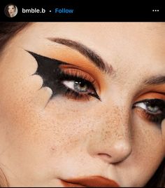 Bat Makeup, Halloween Eye Makeup, Halloween Makeup Inspiration, Halloween Eyes, Halloween Makeup Easy, Dope Makeup, Edgy Makeup, Creative Eye Makeup