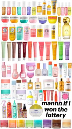 #lottery #skincare #makeup #soldejaneiro #tower28 Skincare For 12-13, Wishlist Collage, Popular Skincare/makeup, Skincare For 11-12 Yo, Rainbow Skincare, Preppy Makeup Shuffles, Preppy Skincare/makeup, Sephora Skincare, Cheap Skin Care Products