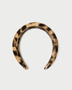 Statement puffy headband in leopard Italian velvet. Head Bands, Touch Of Modern, Blending, Leopard Print, Classic Style, Wish List, Velvet, Band