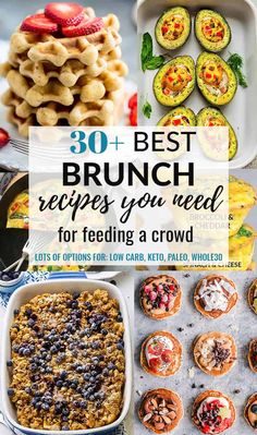 Deviled Eggs Avocado, Overnight French Toast Bake, Appetizer Toasts, French Toast Brunch, Avocado Boats, Brunch Ideas For A Crowd, Breakfast Ideas For A Crowd, Keto Brunch, Breakfast Egg Muffins