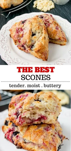 the best scones tender, most, and buttery desserts for breakfast or brunch