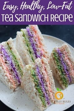 Easy Tea Party, Recept Sandwiches, Party Sandwiches Recipes, Tea Party Sandwiches Recipes, Homemade Yogurt Recipes, Tea Sandwich, Tea Party Sandwiches, Tea Sandwiches Recipes, Easy Teas