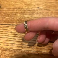 Solid Gold And Diamond Pinky Ring. Size ~4. Diamond Pinky Ring, Ring Color, Champagne Diamond, Pinky Ring, Women Accessories Jewelry, Women's Jewelry, Solid Gold, Women's Accessories, Champagne