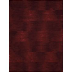 an area rug with dark red tones on the top and bottom, in shades of burgundy