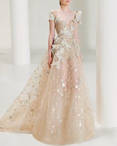 Étoile — Elie Saab | Fall/Winter 2021 Couture Elie Saab, Formal Dresses Long, Evening Dresses, Fashion Dresses, Fall Winter, Couture, Formal Dresses