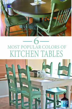 the most popular colors of kitchen tables