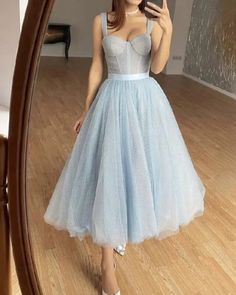 Best Prom Dresses Short, Blue Dress For Birthday, Bay Outfit, 18th Dress, Corset Evening Dress, Corset Prom Dresses, Midi Corset Dress, Aramex Delivery, Midi Prom Dress