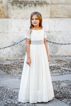 A line White Lace Short Sleeves Girls First Communion Dress,Long Girl Communion Dress,721 sold by Loveprom on Storenvy Girls First Communion Dresses, Girls Communion Dresses, Holy Communion Dresses, White Lace Shorts, First Communion Dress, First Communion Dresses, Baptism Dress, Communion Dresses, Lace Short