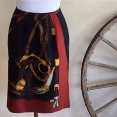 Ralph Lauren Collection Equestrian Horse Bit Hunter Black, Red Lined Wool Wrap Skirt. Women's Size 10. Made In The Usa. Measurements: Waist: 14in Hips: 20in Total Length: 19.5in Very Rare Beautiful Equestrian Themed Ralph Lauren Skirt In Great Condition. No Flaws Noted, Please See Pictures & Measurements For More Details. Comes From A Pet And Smoke Free Home. Wool Wrap Skirt, Ralph Lauren Skirt, Ralph Lauren Skirts, Horse Bits, Wool Wrap, Ralph Lauren Collection, Wool Skirt, Wool Skirts, Wrap Skirt