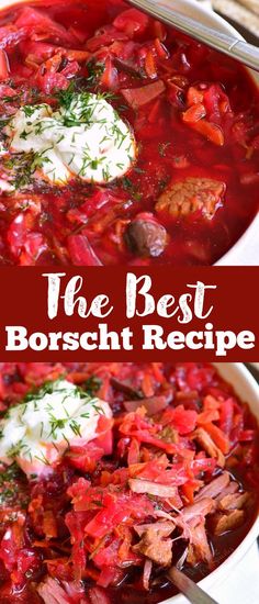 the best borsch recipe ever