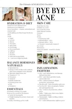 Anti Acne Diet, Acne Diet, Acne Treatments, Resep Diet, Hormonal Acne, Daily Skin Care Routine, Body Skin Care Routine