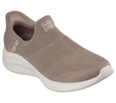 Slip-on Sneakers With Arch Support For Jogging, Comfortable Lightweight Slip-on Sneakers With Arch Support, Stretch Slip-on Sneakers With Cushioned Footbed, White Skechers Dlites, Medium Width Synthetic Slip-on Sneakers, 4 Inch Heels, Vegan Fashion, Wide Shoes, Natural Style