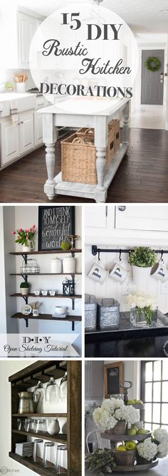 the top five diy rustic kitchen decor ideas