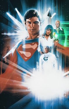 an image of superman movie poster