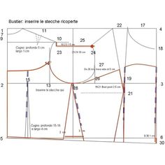 the pattern for a blouse is shown with measurements