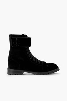 Black Velvet Boots, Suede Combat Boots, Jimmy Choo Boots, Velvet Ankle Boots, Velvet Boots, Shoes Boots Ankle, Jimmy Choo Shoes, Suede Ankle Boots, Lug Sole