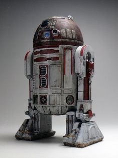 a star wars r2d - d2 is shown in this 3d rendering image