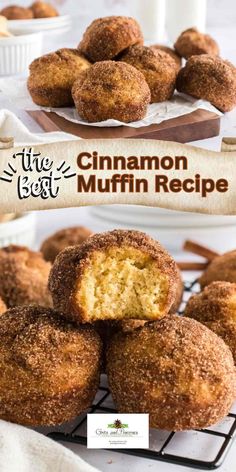 Muffins From Scratch, Muffin Recipes Cinnamon, Brunch Bake, Vanilla Muffins, Moist Muffins, Donut Muffins, Spice Muffins, Cinnamon Muffins