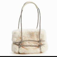 Absolute Luxurious Fury Friend To Carry All Girls Vip Needs. Keys, Lipstick, Mirror, Iphone....Epic European Design!!!Lookes Great With Tedy Coat/Jacket. Fur Clutch Bag, Fur Handbag, Faux Fur Handbag, Fur Clutch, Faux Fur Bag, Fur Purse, Fur Handbags, Plush Bags, Glam Bag