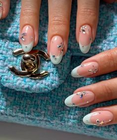 Gel Nail Art Designs, Glamorous Nails, Chic Nails, Gel Nail Art, Cool Nail Art, Cute Acrylic Nails, Nails Ideas, Trendy Nails, How To Do Nails