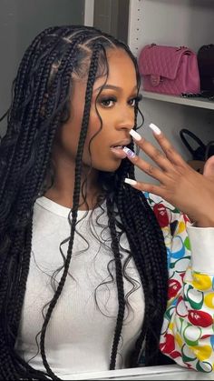 Goddess Braids Hairstyles, Box Braids Styling