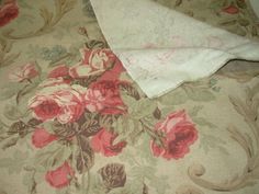 an image of a bed with flowers on it