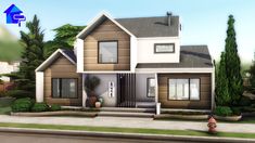 Sims 4 Dream Home Decorator, Dream House Design, Sims 4 Modern House, Sims 4 Houses Layout, Sims 4 House Building, Sims 4 House Design, Casas The Sims 4, Sims Building