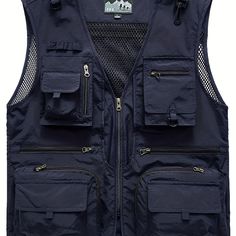 variants15 Gilet Cargo, Photography Vest, Chaleco Casual, Vest For Men, Fishing Photography, Cargo Vest, Utility Vest, Lightweight Tops, Sleeveless Vest