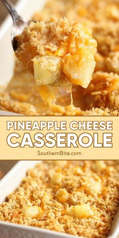 this pineapple cheese casserole is so good it's made in the oven