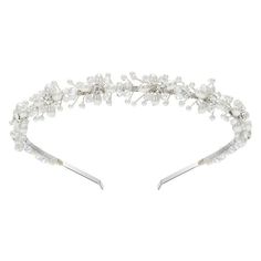 SWEETV Bridal Headband Crystal Tiara for Women Pearl Wedding Headpieces for Bride Hair Accessories for Prom Birthday Party Size: One Size.  Color: Silver. Accessories For Prom, Prom Birthday Party, Pearl Headpiece Wedding, Headband Crystal, Prom Birthday, Wedding Headpieces, Crystal Tiara, Bride Headpiece, Bride Hair