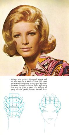 Short 60s Hair, Roller Set Hairstyles, 60s Hairstyles, Roller Sets, Retro Updo