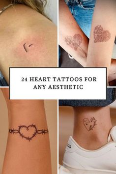 heart tattoos for any aesthetic cover up