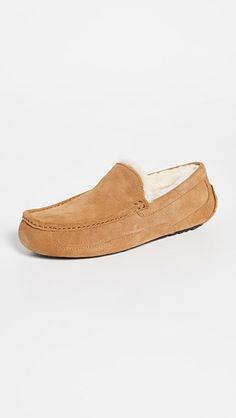 UGG Ascot Slippers | SHOPBOP Ugg Loafers, Mens Ascot, Slippers For Men, Ugg Slippers, Mens Uggs, Mens Slippers, Ugg Australia, Embossed Logo, Ugg Shoes