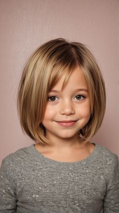 Looking for easy and cute hairstyles for your little girl? Check out these 25 adorable hairstyles! Perfect for busy mornings, these styles are quick and simple to do. From braids to ponytails, find the perfect look for your little one today. Children's Haircuts Girl, Toddler Shoulder Length Haircut, Kids Haircuts With Bangs, Pixie Haircut Girls Little Kids Short, Haircut For Toddler Girl, Girl Haircuts Kids, Kids Haircuts For Girls Short, Kids Long Bob Haircut