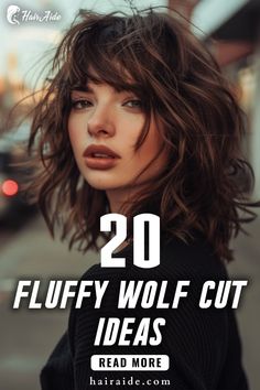 Add some serious texture to your style with a fluffy wolf cut—big, bold, and beautiful. Wolf Haircut No Bangs, Haircut For Poofy Hair, Wolf Hairstyles Medium, Fluffy Hair Haircut, Layered Fluffy Hair, Wolf Cut Hair Shoulder Length, Wolf Cut No Bangs, Wolf Cut Hair Medium Length, Long Wolf Haircut