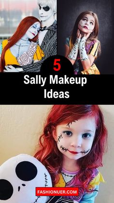 Sally Face Paint, Sally Face Makeup