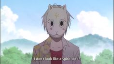 an anime character with the words i don't look like a spirit do?