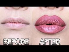 Bigger Lips Diy, Bigger Lips Naturally, Diy Lip Plumper, Bigger Lips, Big Eyebrows, Fuller Lips Naturally, Basic Makeup Tutorial, Natural Lip Plumper, Ideas For Makeup