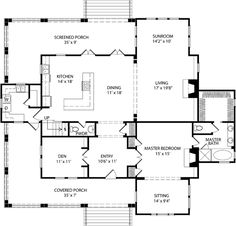 the first floor plan for this house