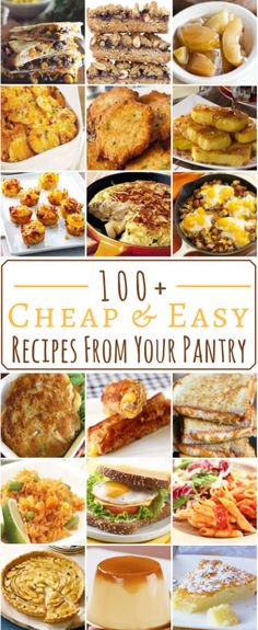 the top 10 cheap and easy recipes from your pantry